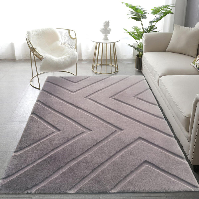CARPET BAMBI 3D BROWN-TAUPE 160X230CM