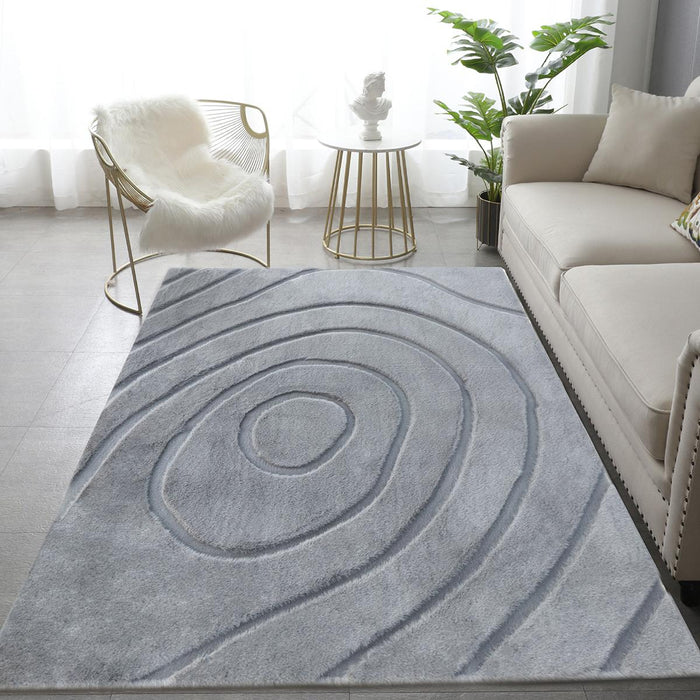 CARPET BAMBI 3D GRAY 160X230CM