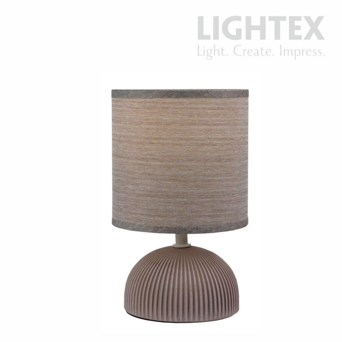TABLE LAMP MALTA E14 BROWN LIGHTEX