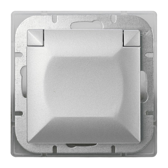 CONTACT WITH COVER PEARL SILVER