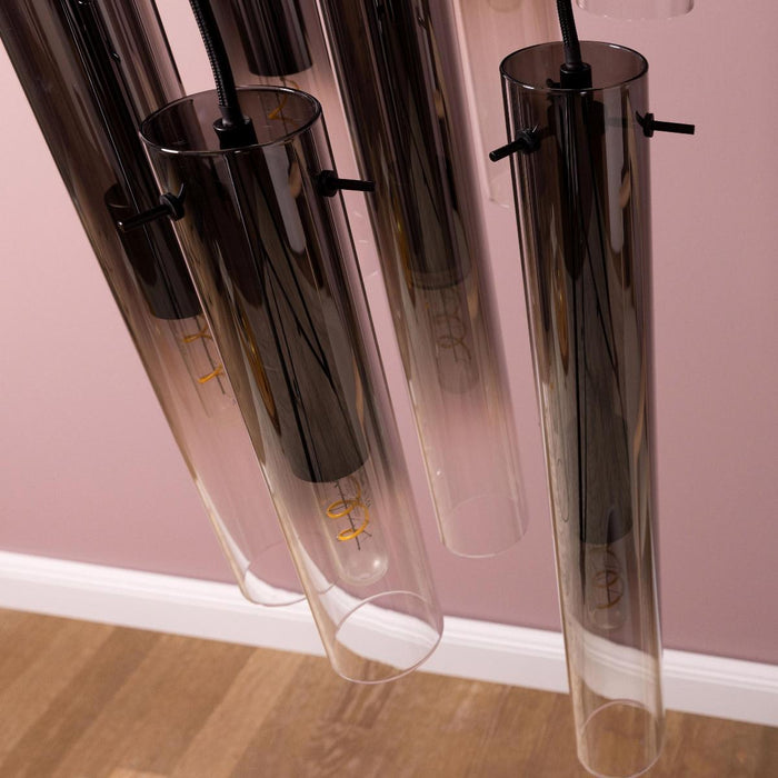 GLASINI CHANDELIER 7XE14 GLASS