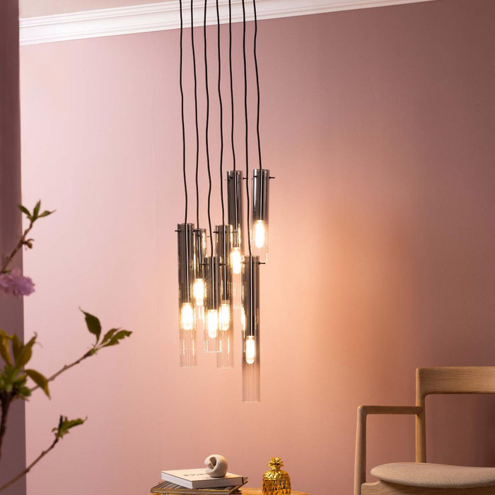 GLASINI CHANDELIER 7XE14 GLASS