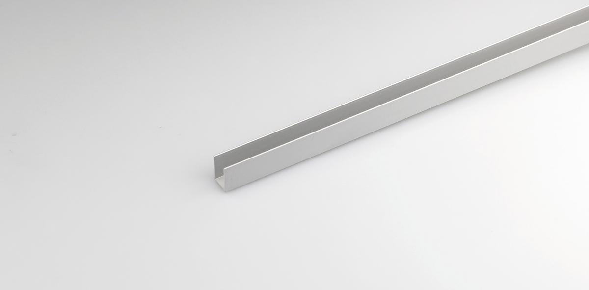 ALUMINUM P-PROFILE 10X15MM/1M SATIN