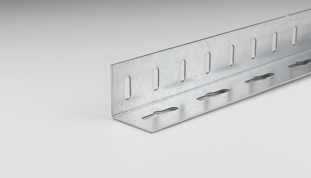 STEEL CORNER PROFILE 35X35MM/1M WHITE