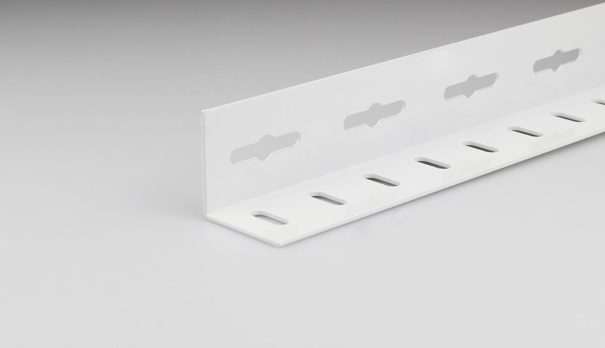 STEEL CORNER PROFILE 25X25MM/1M WHITE