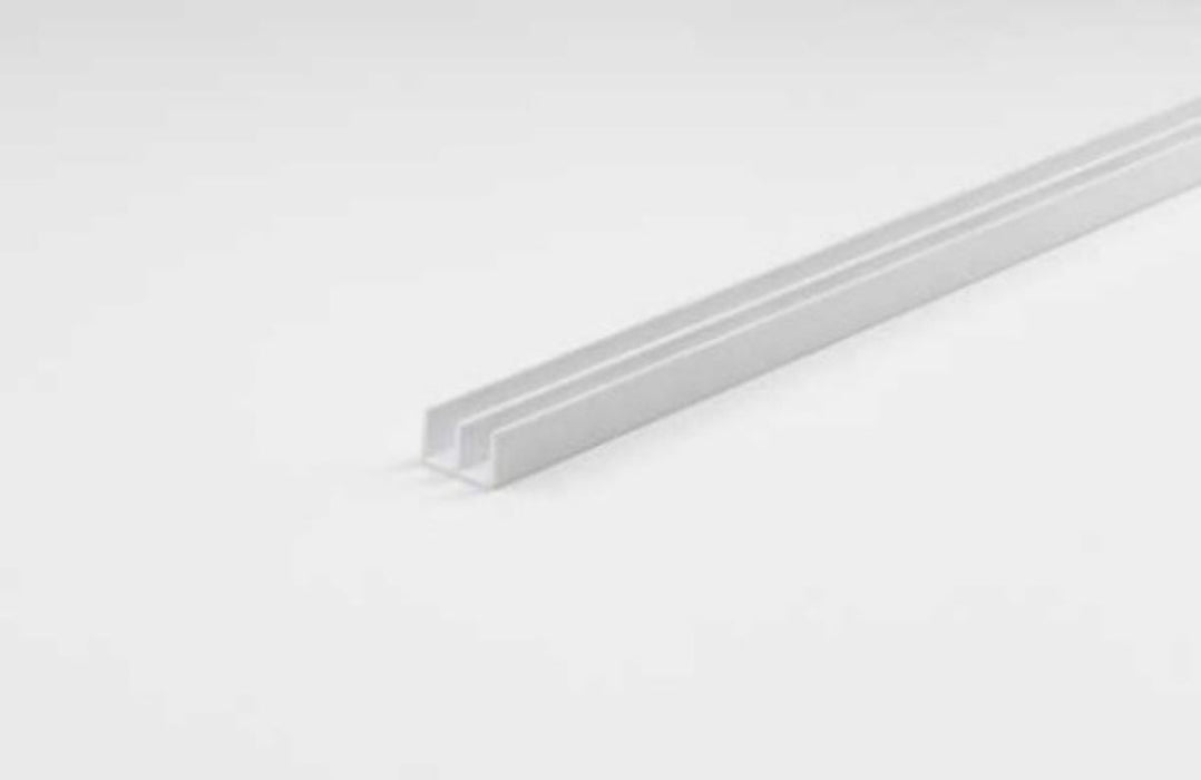 PROFILE U 1M 8X4.5 PVC WHITE