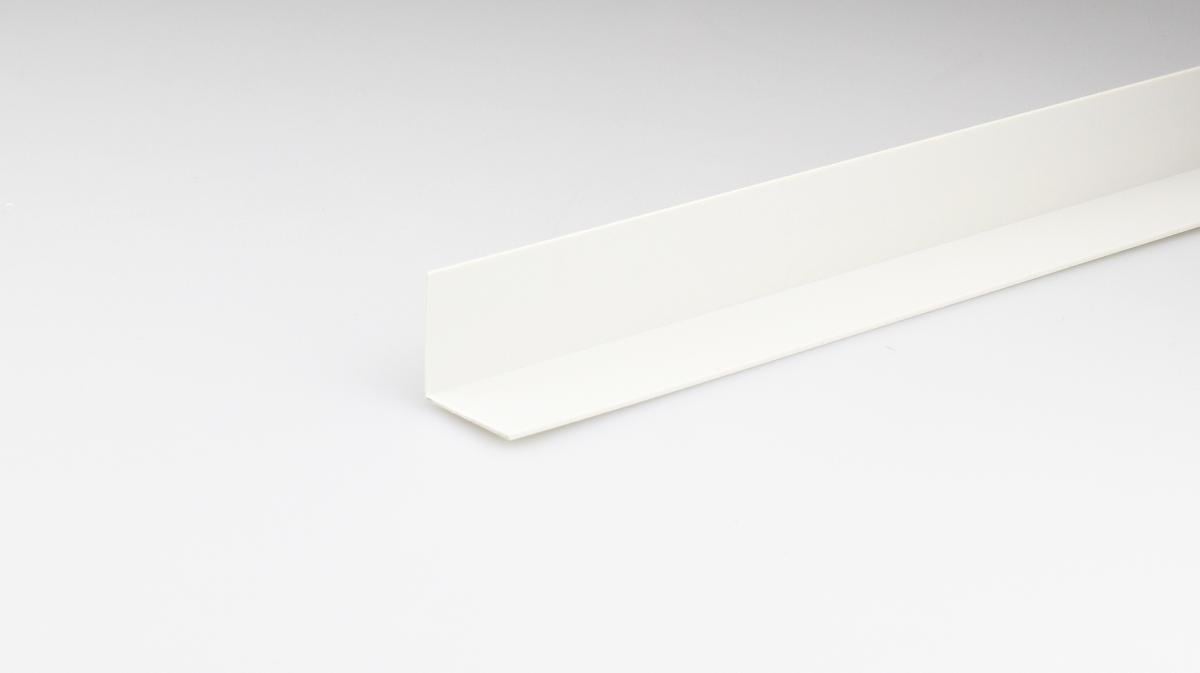 PVC CORNER PROFILE 20X20MM/2M WHITE SATIN
