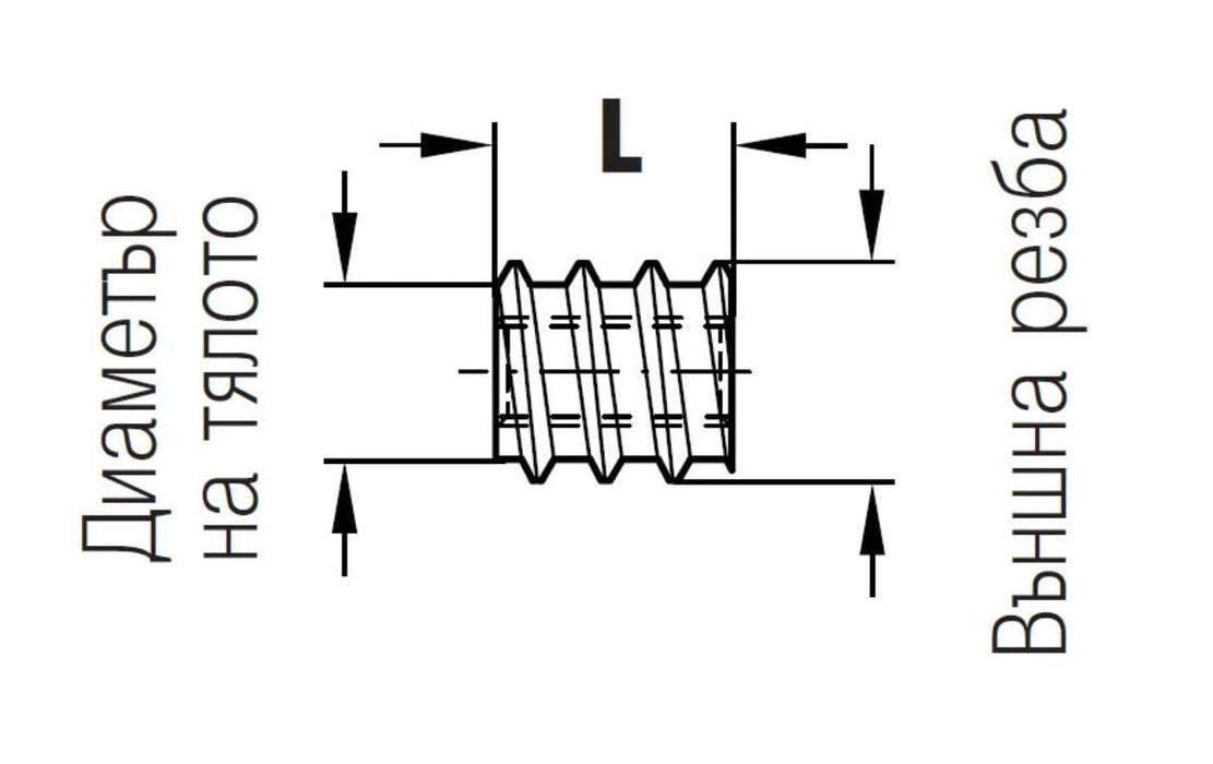 HÄFELE M6/12 BUSHING - 4 PCS.