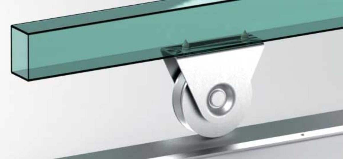 WHEEL WITH HOLDER UPPER 80MM METAL