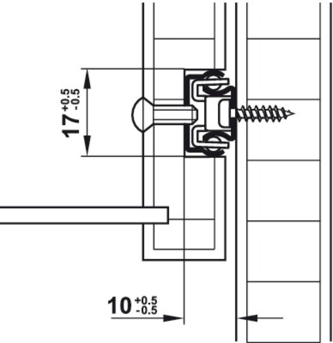 BALL GUIDE SET 310MM HÄFELE