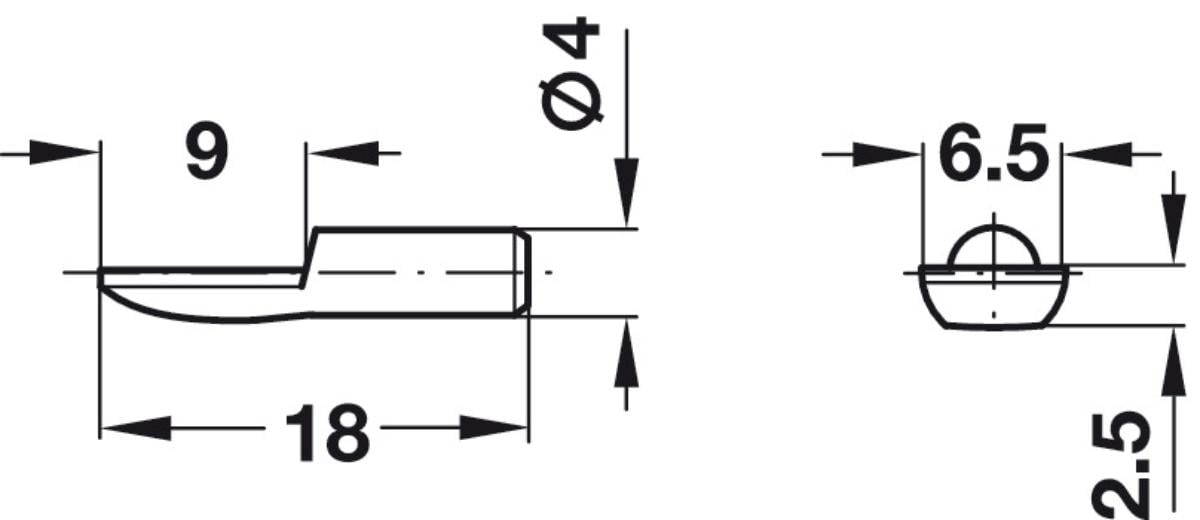 RAFTON CARRIER 20PCS HÄFELE F4 NICKEL