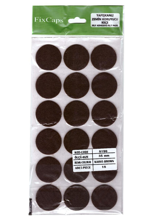 SELF-ADHESIVE FELT STEPS F35 18PCS