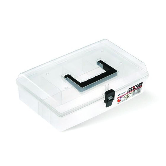 BOX WITH HANDLE TRANSPARENT 359/238/85 MM