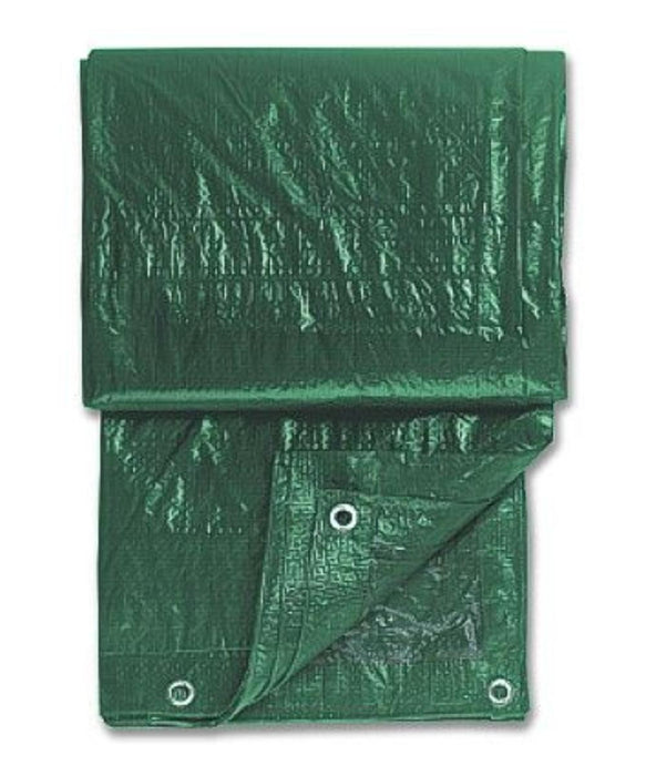 REINFORCED ROOF WITH POCKETS 4X6M GREEN