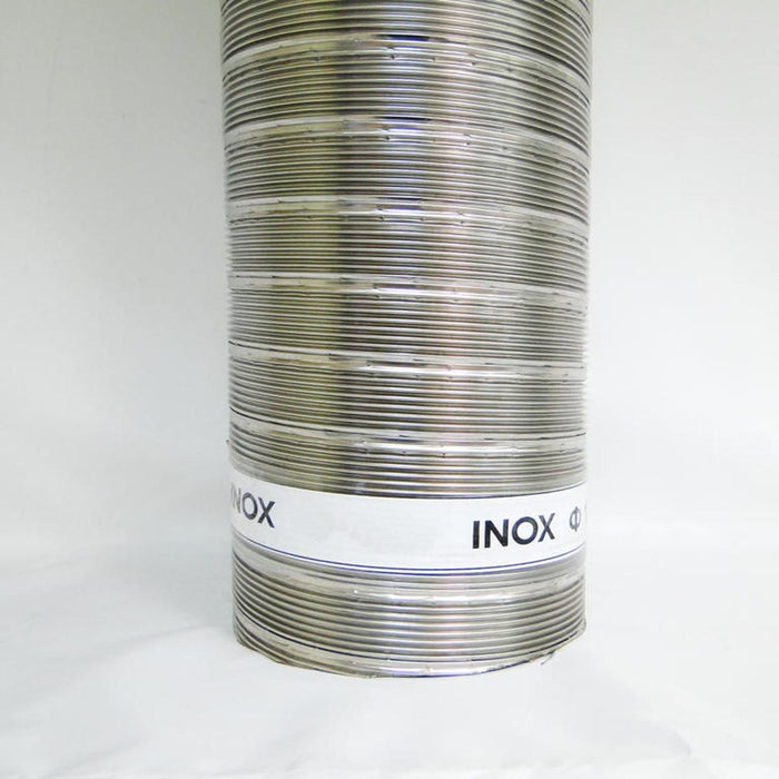 FLUE 2M F150 MM STAINLESS CORRUGATED