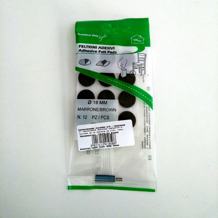 FELT PAD F18 12PCS