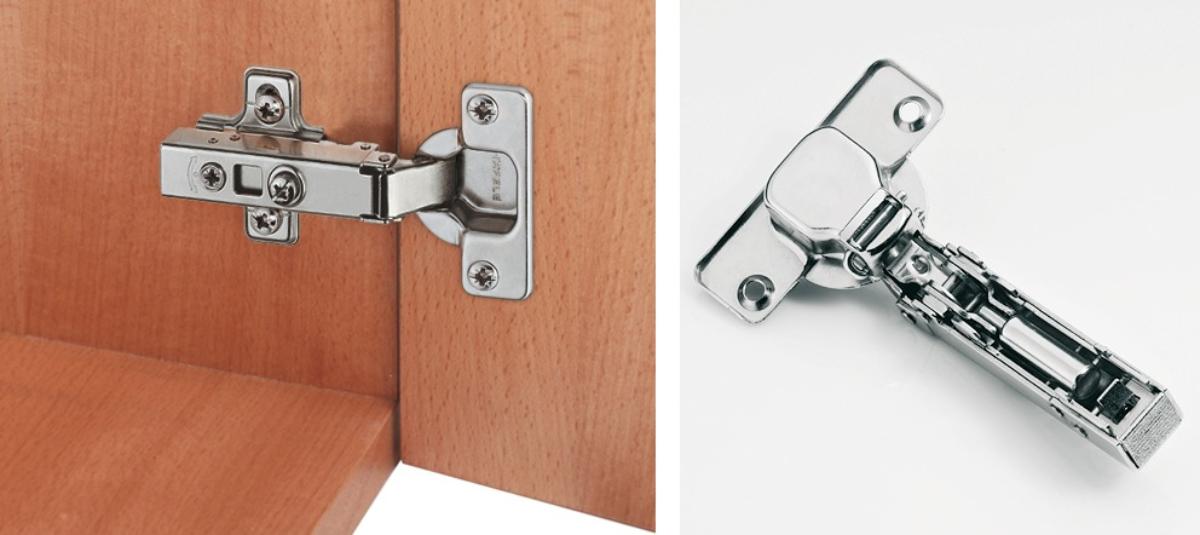 SMOOTH SELF-CLOSING HINGE SEMI-COVERED KA