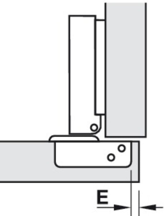 HINGE COVERED EDGE F26 HÄFELE