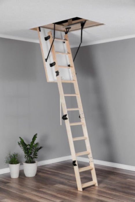 WOODEN LADDER FOR CEILING 3 PARTS 70x120CM