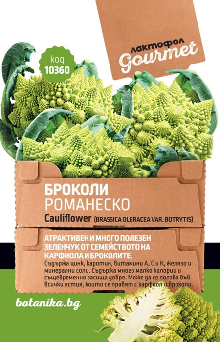 BROCCOLI SEEDS ROMANESCO GOURMET