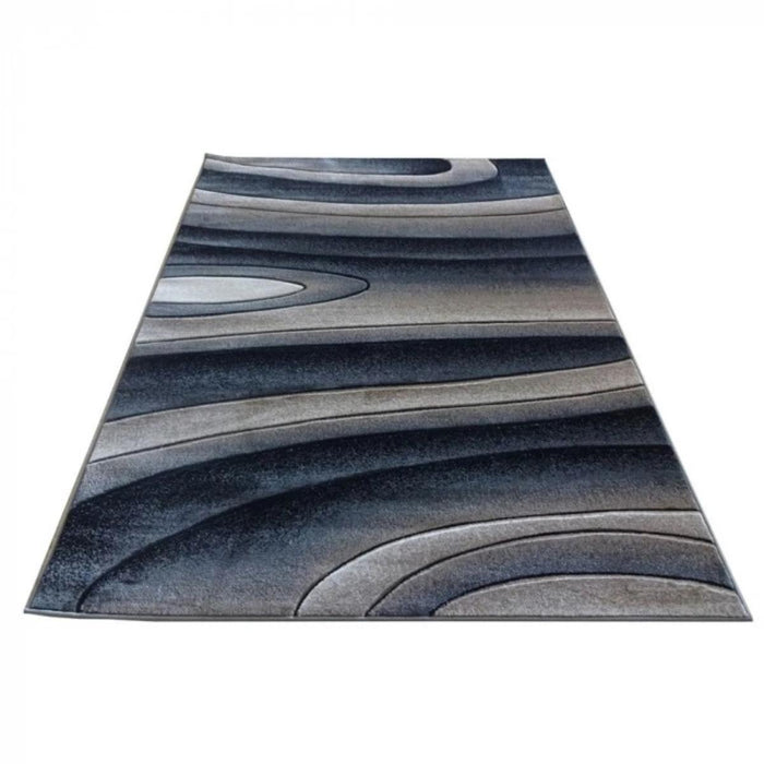 Rug Geo Hand Carved 7548-D.GRI 80x150