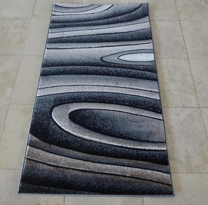 Rug Geo Hand Carved 7548-D.GRI 80x150