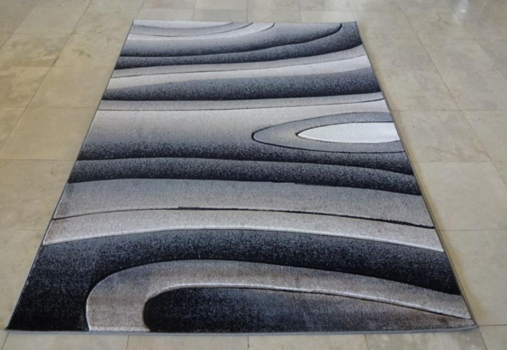 Rug Geo Hand Carved 7548-D.GRI 200x290