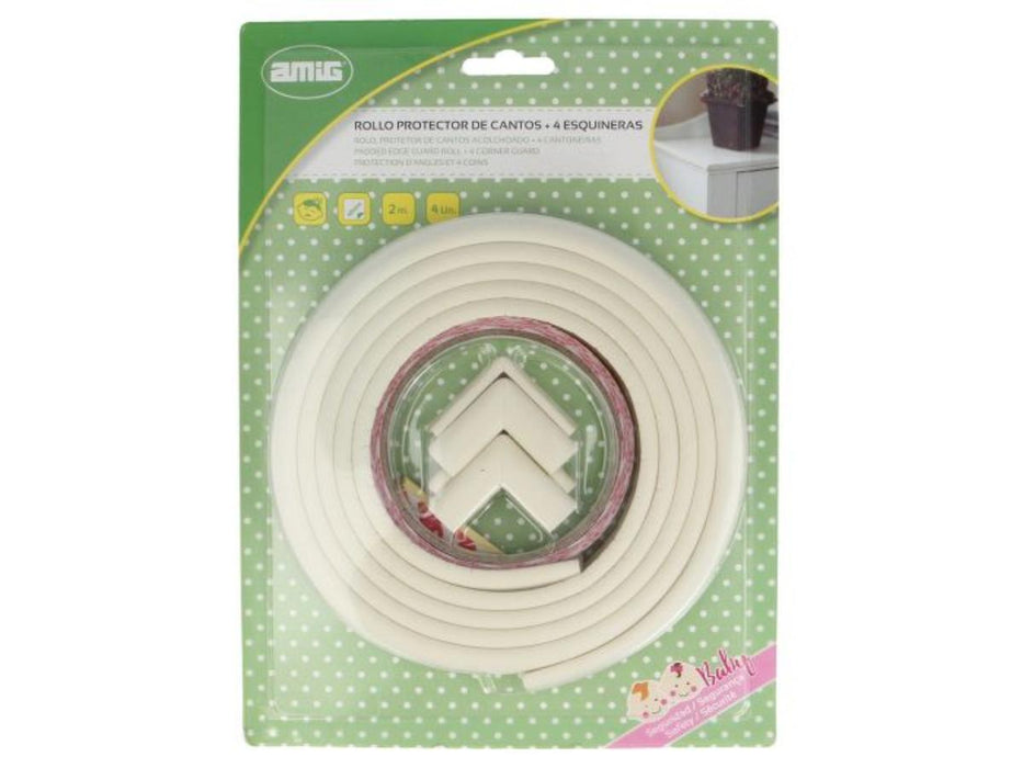 CORNER PROTECTOR + 4 CORNERS WHITE