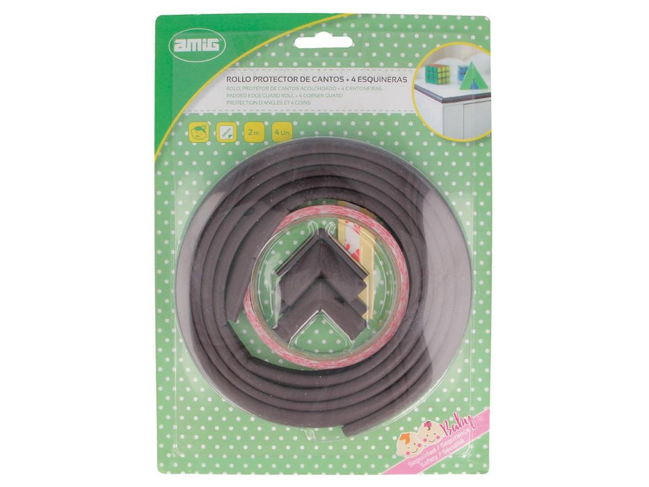 PROTECTOR CORNER TAPE + 4 CORNERS BROWN
