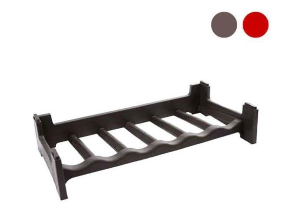 BOTTLE RACK PVC BROWN/RED