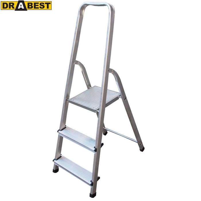 HOUSEHOLD LADDER 2+1 UP TO 125 KG DRABEST