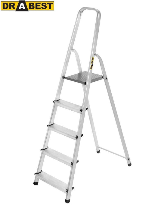 HOUSEHOLD LADDER 4+1 UP TO 125 KG DRABEST