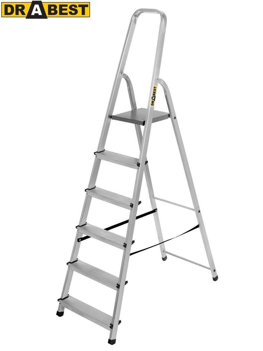 HOUSEHOLD LADDER 5+1 UP TO 125 KG DRABEST
