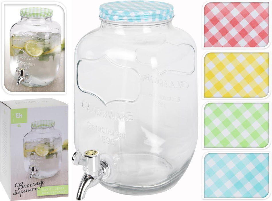 DISPENSER 4 L. GLASS