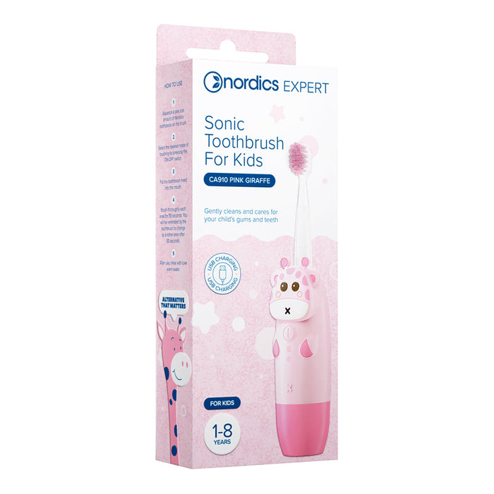 Electric toothbrush NORDICS GIRAFFE PINK PINK