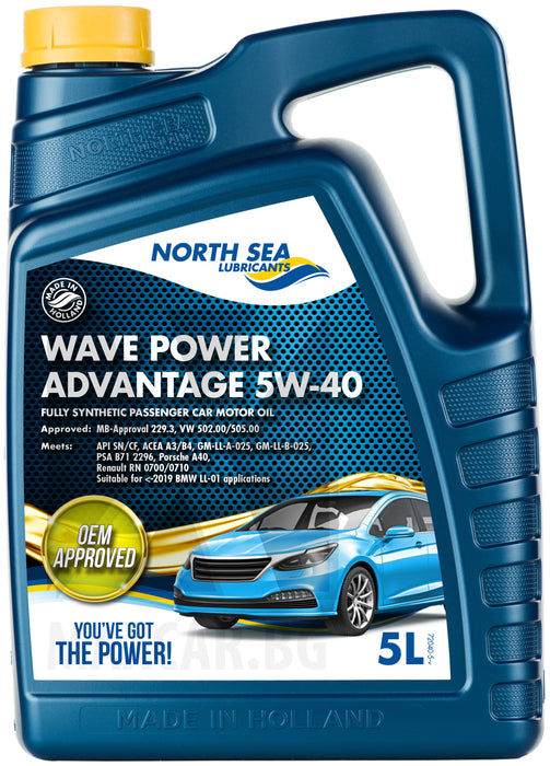 NORTH SEA WAVE POWER ADVANTAGE 5W-40 5L