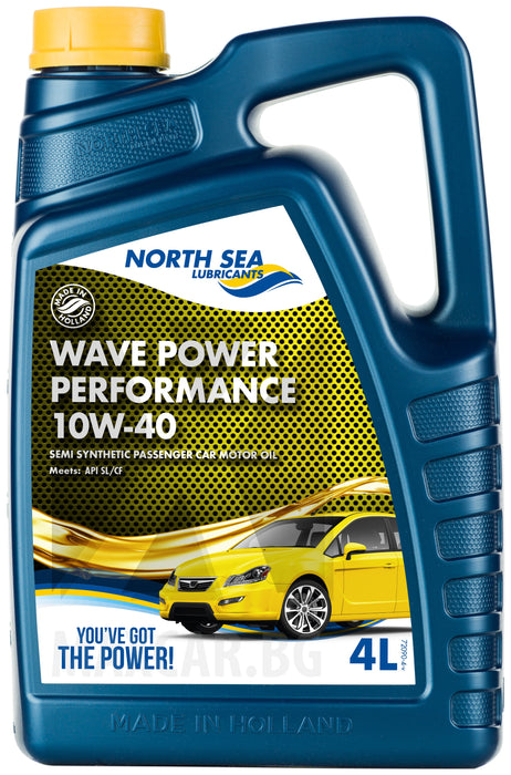 NORTH SEA WAVE POWER PERFORMANCE SL/CF 10W-40 4L