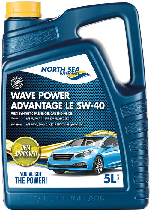 NORTH SEA WAVE POWER ADVANTAGE LE 5W-40 5L