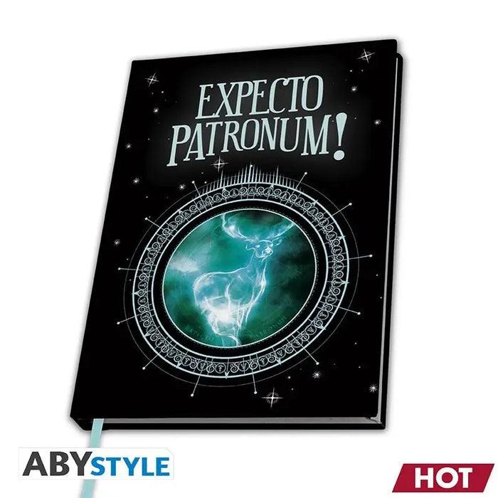 Notebook ABYSTYLE HARRY POTTER Premium Heat Change Patronus A5 - Дрехи и аксесоари<<<Геймърска периферия<<<ValiAPI
