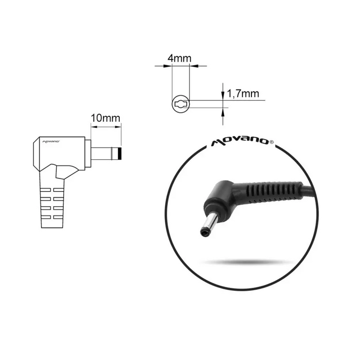 notebook charger mitsu 19.5v 4.62a (4.0x1.7) - dell 90W - Power supplies for laptopsZDL-NOT<<<Power supplies