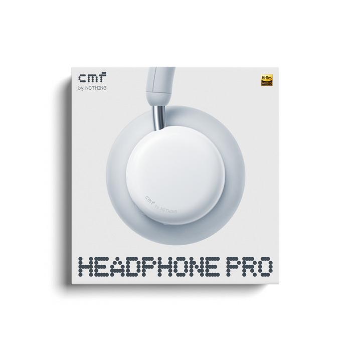 Headphones with microphone Nothing Phone CMF Headphone Pro by Nothing Light Grey, Bluetooth, OVER-EAR