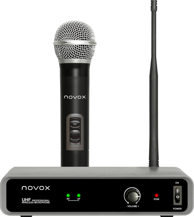 Novox Free H1 - Wireless set with handheld microphone Black