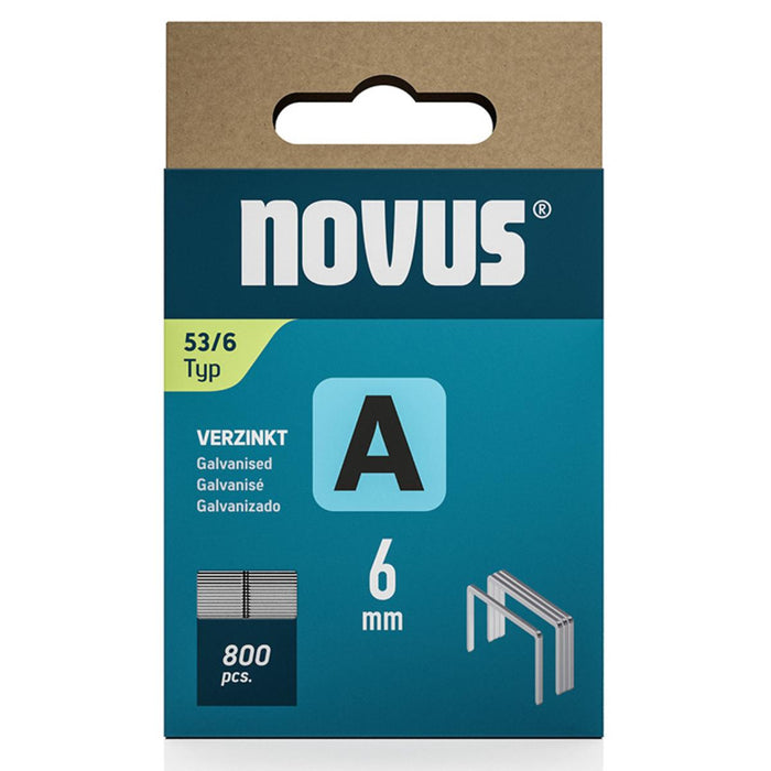 CLAMPS A53 11.3X6MM 800PCS NOVUS