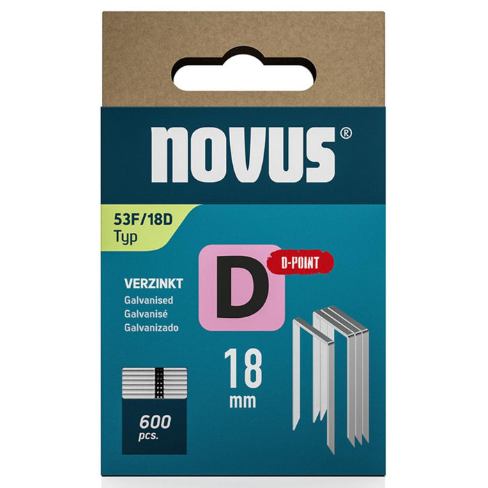 CLAMPS D53F/D 11.3X18MM 600PCS NOVUS
