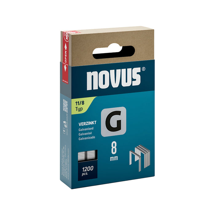 CLAMPS FOR TAKER TYPE G 11 11 MM NOVUS 1200 PCS