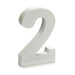 Number Pincello 2 White 2 x 16 x 14,5 cm (24 Units) - Декорация и Осветление<<<Дом Градина<<<BigBuy&&&Други артикули за