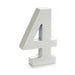 Number Pincello 4 White 2 x 16 x 14,5 cm (24 Units) - Декорация и Осветление<<<Дом Градина<<<BigBuy&&&Други артикули за