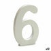 Number Pincello 6 White 1,8 x 21 x 17 cm (12 Units) - Декорация и Осветление<<<Дом Градина<<<BigBuy&&&Други артикули за