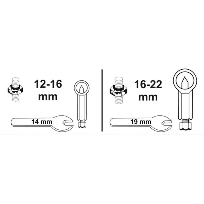 NUT CUTTER SET 2 PCS CONNEX - Метчици и плашки<<<Ръчни инструменти<<<Инструменти и железария<<<Praktiker&&&Метчици и