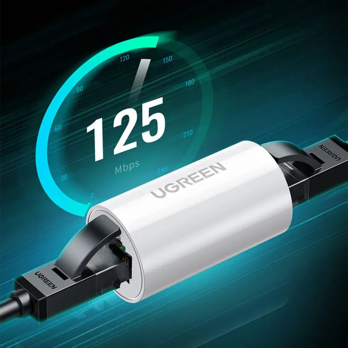 NW116 connector for RJ45 Cat. twisted pair network cables. 5e/6 up to 100m 1Gb/s - white - Network adapters<<<HurtelXML